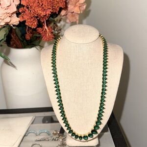 Julia Vaughn Ally Tennis Emerald necklace
16 inches